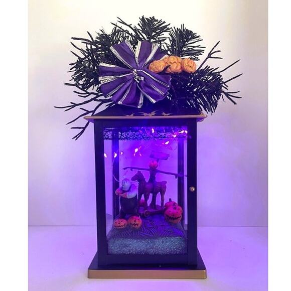 Disney's Nightmare Before Christmas Lighted Lantern, The Pumpkin King-NEW - Picture 1 of 11